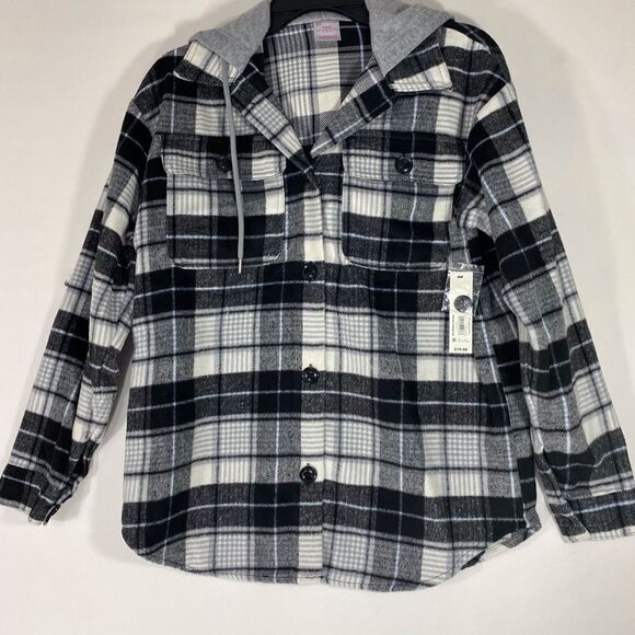 No Boundaries Jackets & Blazers - Heavy Flannel Shacket Small (3-5)